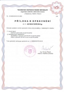 oprávnění montáže a opravy plyn, příloha